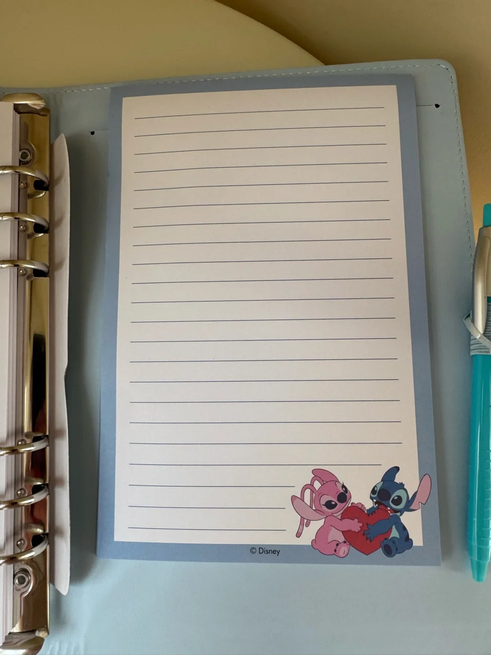 Disney Primark Stitch and Angel Notebook Binder